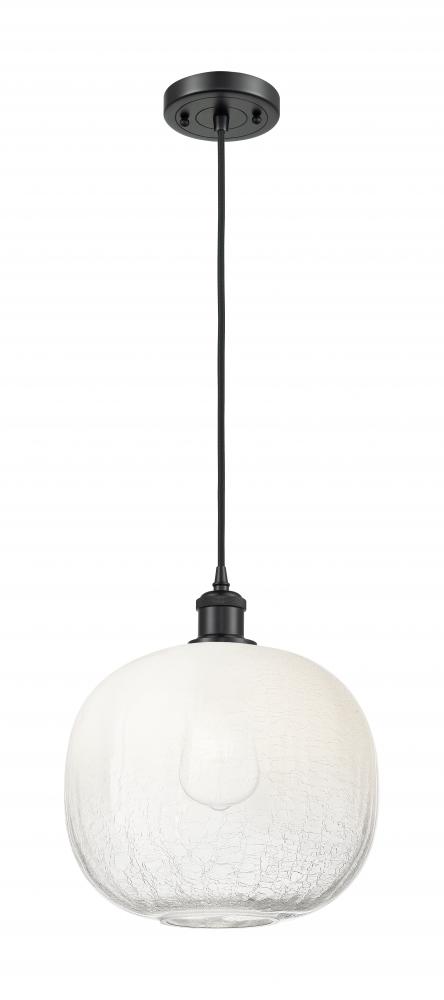 Brookhaven Sphere - 1 Light - 11 inch - Matte Black - Cord hung - Mini Pendant