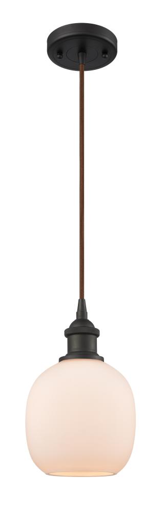 Belfast - 1 Light - 6 inch - Oil Rubbed Bronze - Cord hung - Mini Pendant