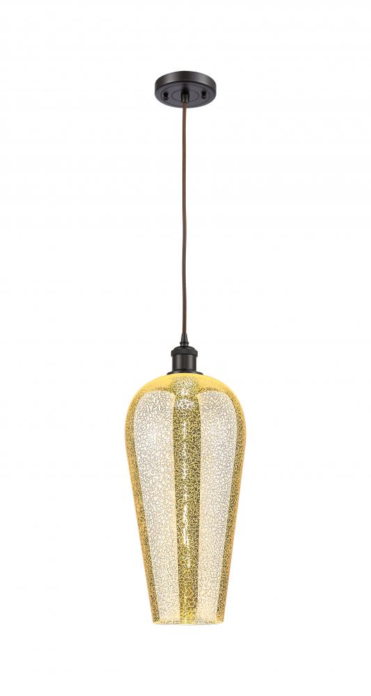 Chelsea - 1 Light - 8 inch - Oil Rubbed Bronze - Cord hung - Mini Pendant