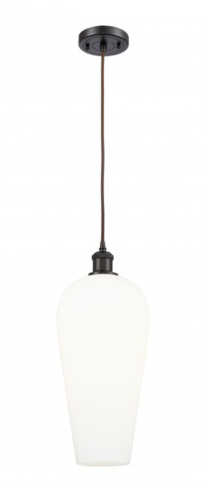 Chelsea - 1 Light - 8 inch - Oil Rubbed Bronze - Cord hung - Mini Pendant