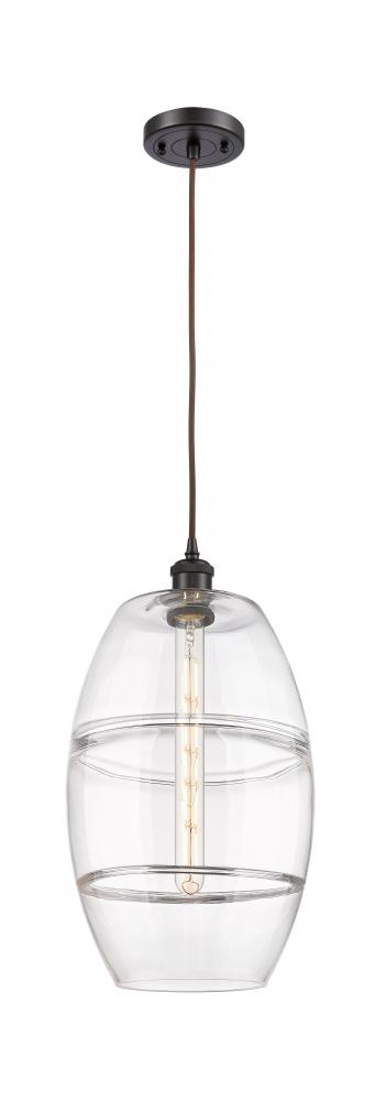 Vaz - 1 Light - 10 inch - Oil Rubbed Bronze - Cord hung - Mini Pendant