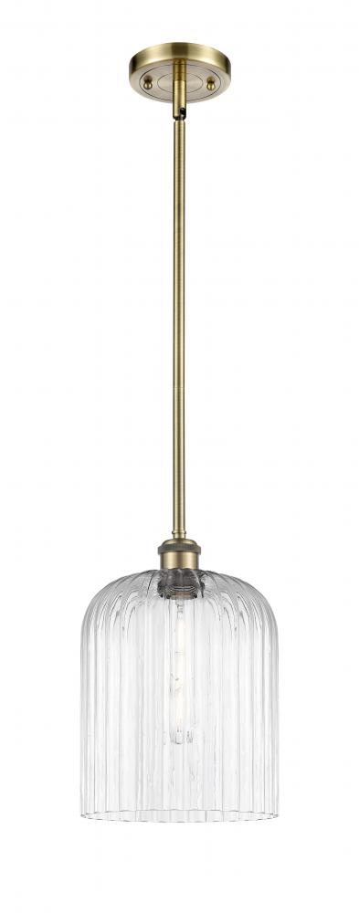 Bridal Veil - 1 Light - 5 inch - Antique Brass - Mini Pendant