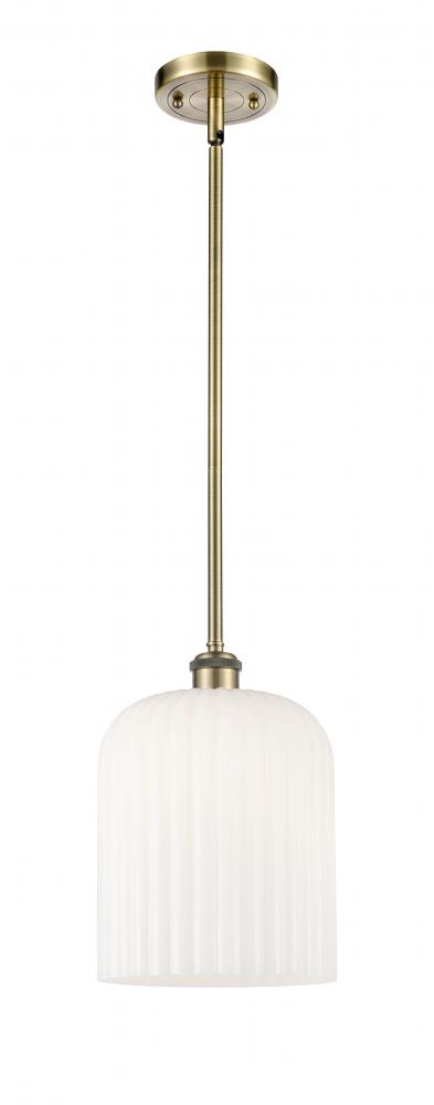Bridal Veil - 1 Light - 5 inch - Antique Brass - Mini Pendant