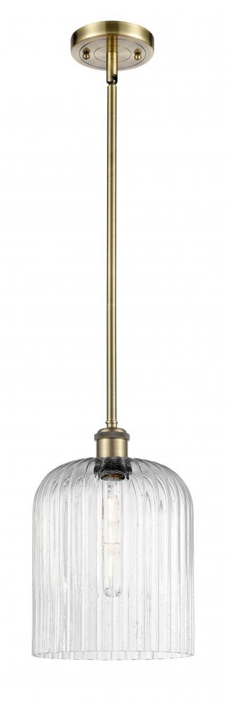 Bridal Veil - 1 Light - 5 inch - Antique Brass - Mini Pendant