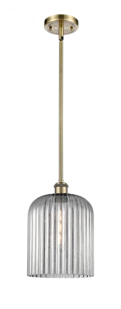 Bridal Veil - 1 Light - 5 inch - Antique Brass - Mini Pendant