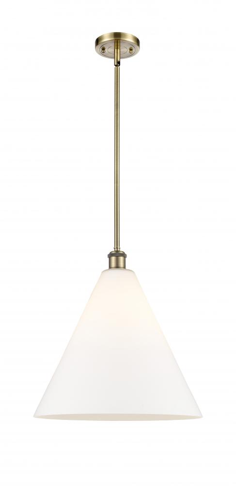 Berkshire - 1 Light - 16 inch - Antique Brass - Pendant