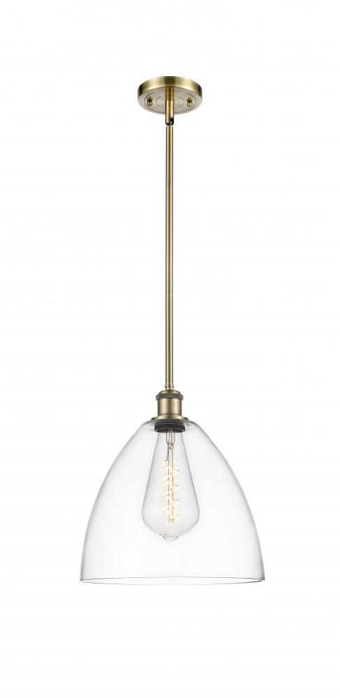 Bristol - 1 Light - 12 inch - Antique Brass - Mini Pendant