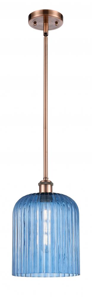 Bridal Veil - 1 Light - 5 inch - Antique Copper - Mini Pendant