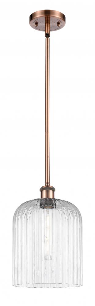 Bridal Veil - 1 Light - 5 inch - Antique Copper - Mini Pendant