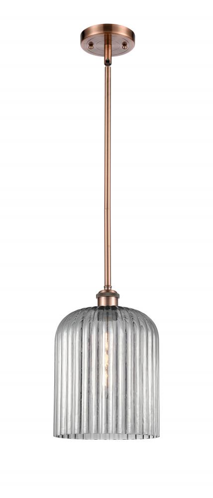 Bridal Veil - 1 Light - 5 inch - Antique Copper - Mini Pendant