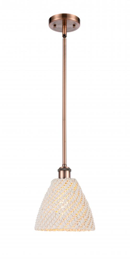 Bristol Natural - 1 Light - 6 inch - Antique Copper - Mini Pendant