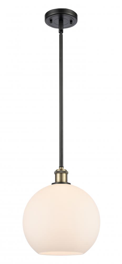 Athens - 1 Light - 10 inch - Black Antique Brass - Mini Pendant