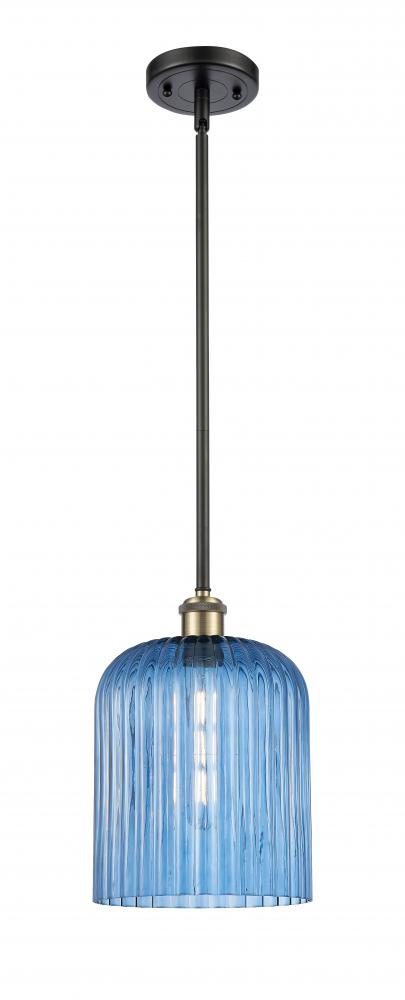 Bridal Veil - 1 Light - 5 inch - Black Antique Brass - Mini Pendant