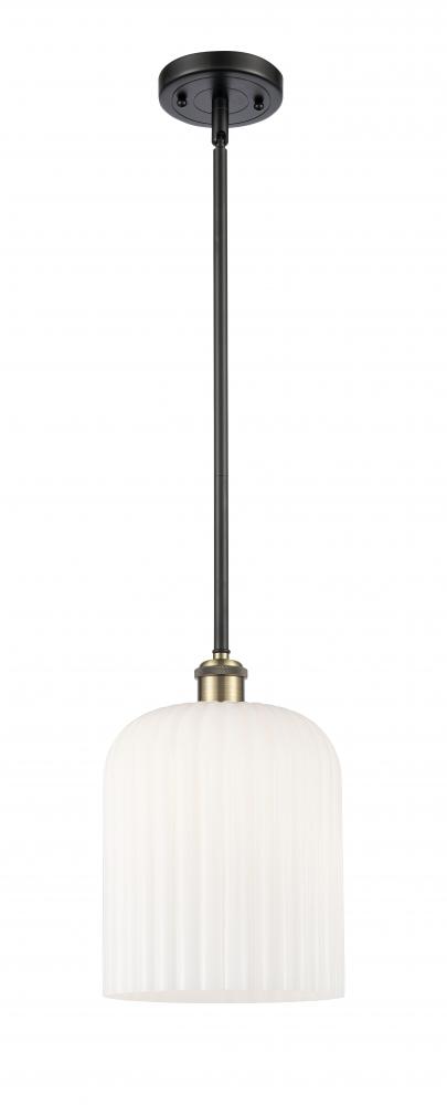 Bridal Veil - 1 Light - 5 inch - Black Antique Brass - Mini Pendant