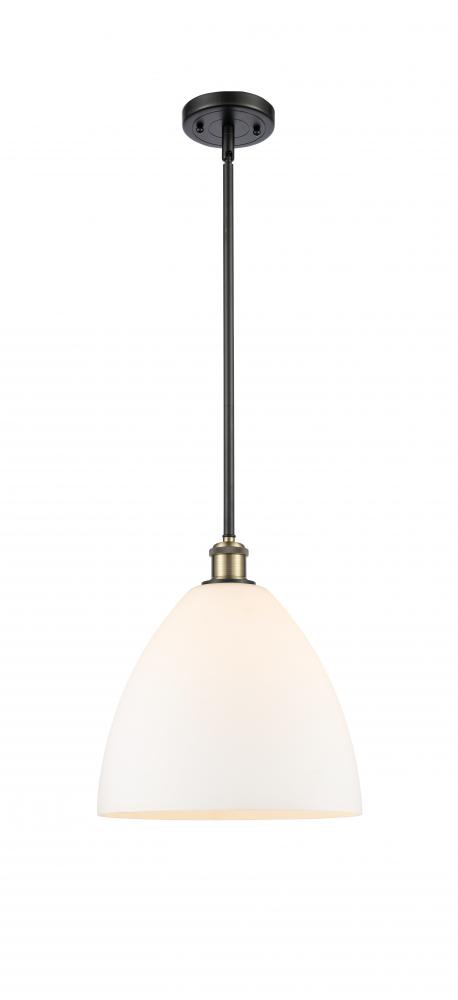 Bristol - 1 Light - 12 inch - Black Antique Brass - Mini Pendant