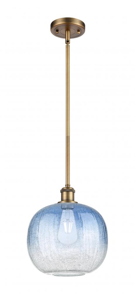 Brookhaven Sphere - 1 Light - 11 inch - Brushed Brass - Stem hung - Mini Pendant