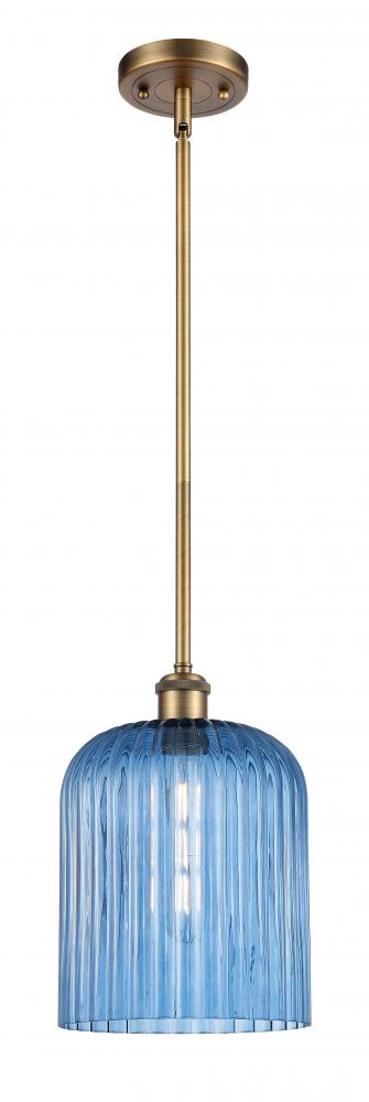 Bridal Veil - 1 Light - 5 inch - Brushed Brass - Mini Pendant