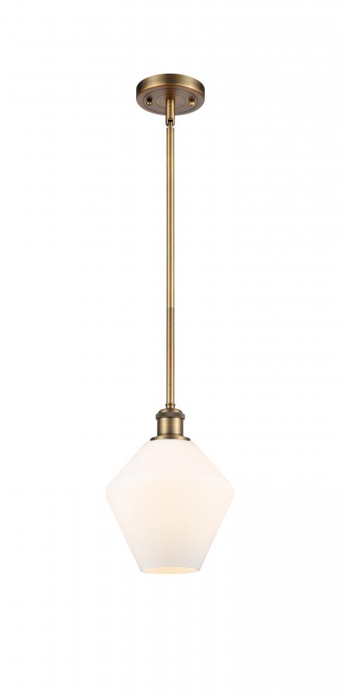 Cindyrella - 1 Light - 8 inch - Brushed Brass - Mini Pendant