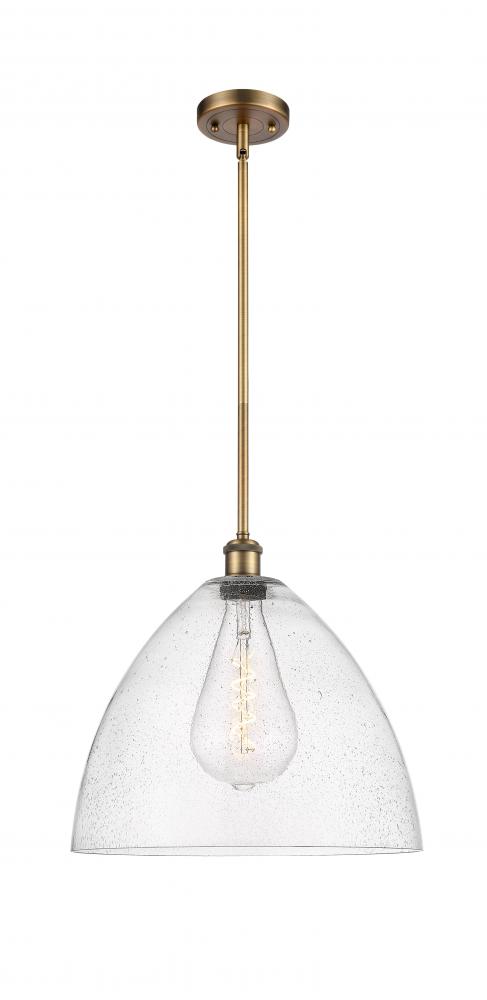 Bristol - 1 Light - 16 inch - Brushed Brass - Pendant
