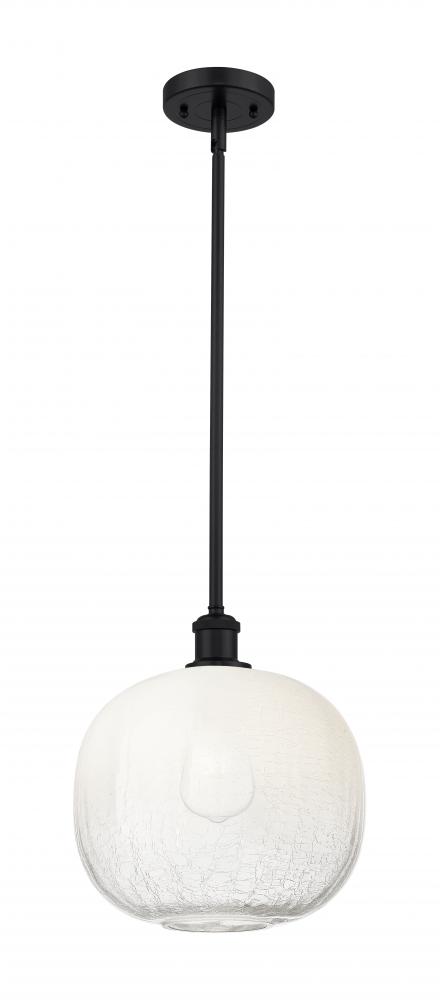 Brookhaven Sphere - 1 Light - 11 inch - Matte Black - Stem hung - Mini Pendant