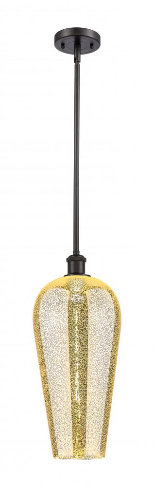 Chelsea - 1 Light - 8 inch - Oil Rubbed Bronze - Stem hung - Mini Pendant