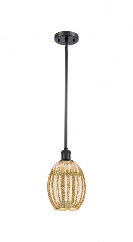 Preston Bulb - 1 Light - 6 inch - Oil Rubbed Bronze - Stem hung - Mini Pendant