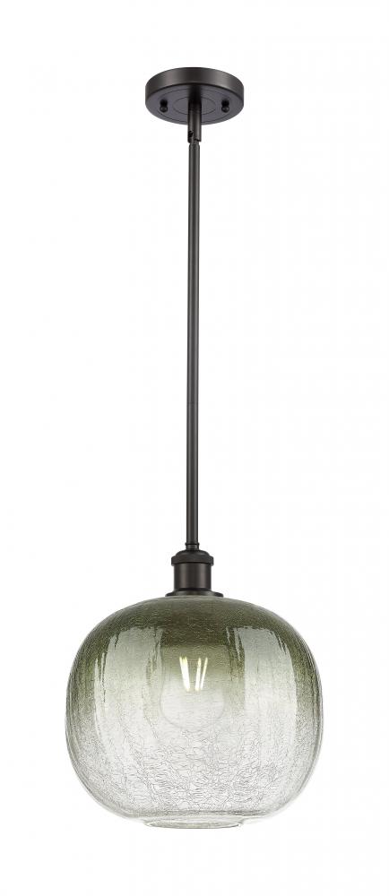 Brookhaven Sphere - 1 Light - 11 inch - Oil Rubbed Bronze - Stem hung - Mini Pendant