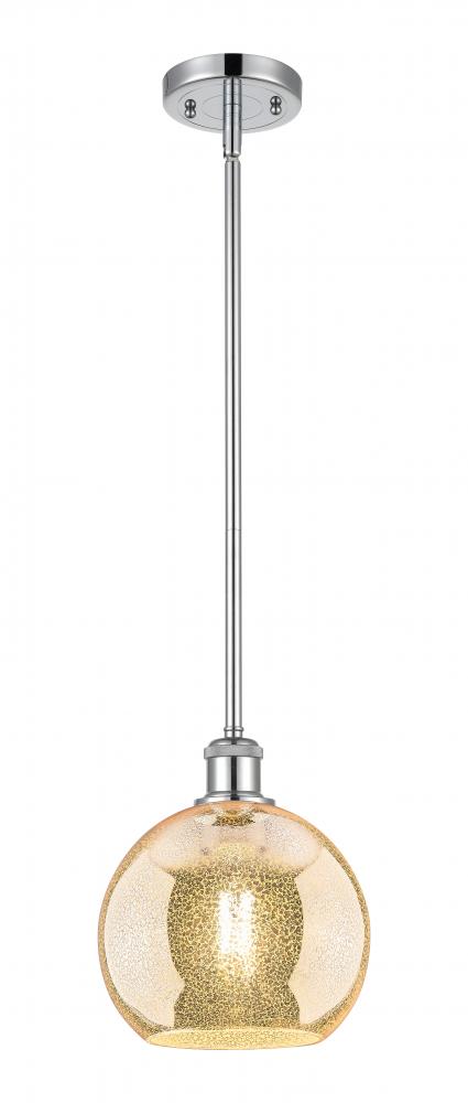 Athens - 1 Light - 8 inch - Polished Chrome - Mini Pendant