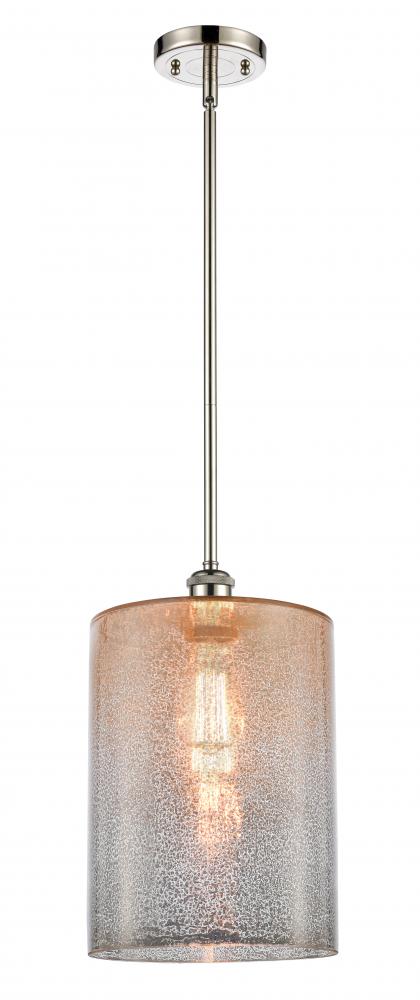 Cobbleskill - 1 Light - 9 inch - Polished Nickel - Mini Pendant