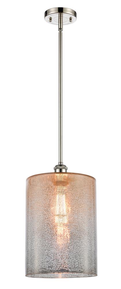 Cobbleskill - 1 Light - 9 inch - Polished Nickel - Mini Pendant