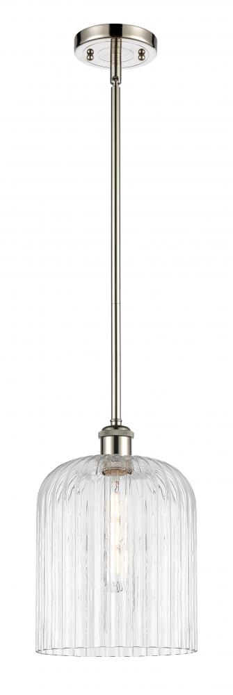 Bridal Veil - 1 Light - 5 inch - Polished Nickel - Mini Pendant