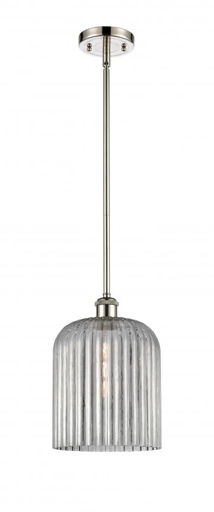 Bridal Veil - 1 Light - 5 inch - Polished Nickel - Mini Pendant