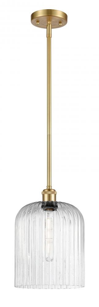 Bridal Veil - 1 Light - 5 inch - Satin Gold - Mini Pendant