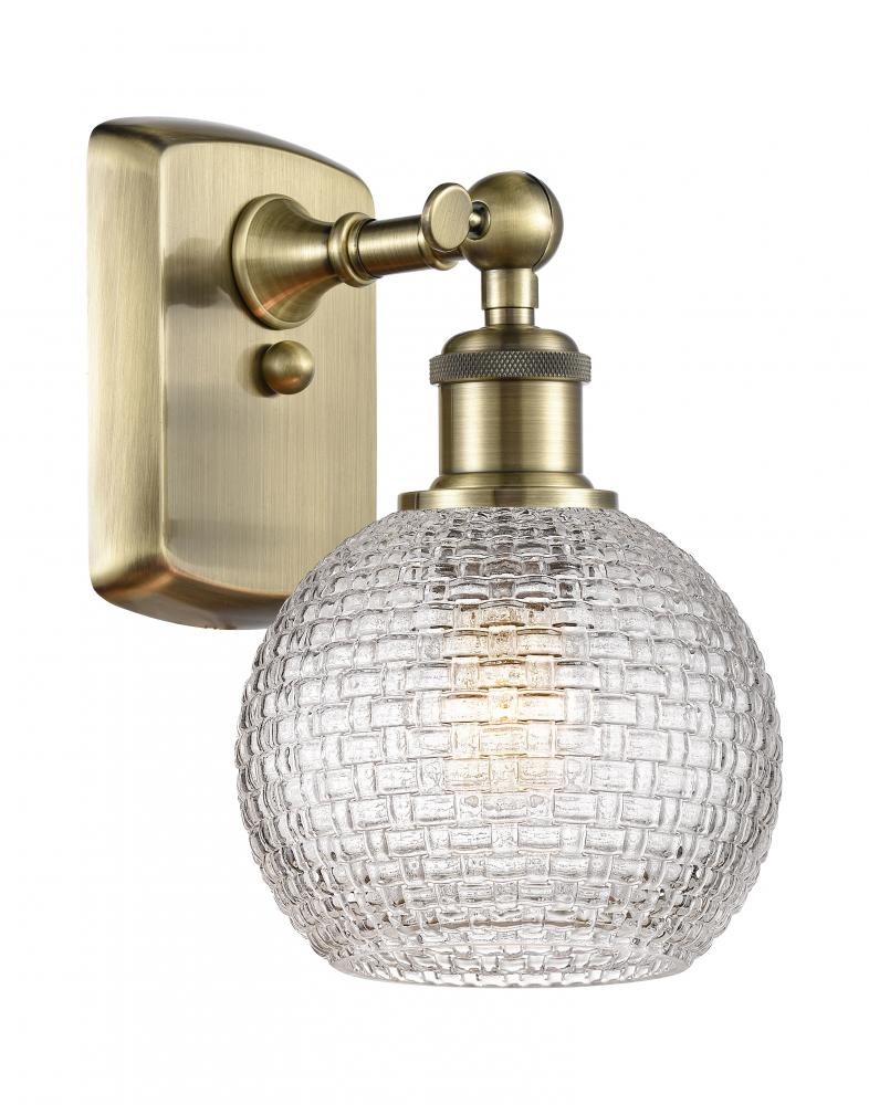 Athens - 1 Light - 6 inch - Antique Brass - Sconce