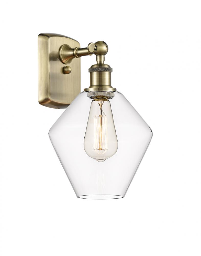 Cindyrella - 1 Light - 8 inch - Antique Brass - Sconce