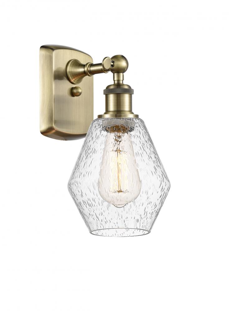 Cindyrella - 1 Light - 6 inch - Antique Brass - Sconce