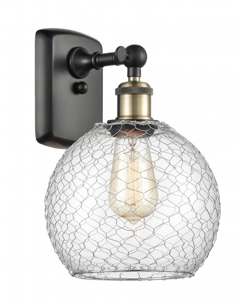 Farmhouse Chicken Wire 1 Light Sconce