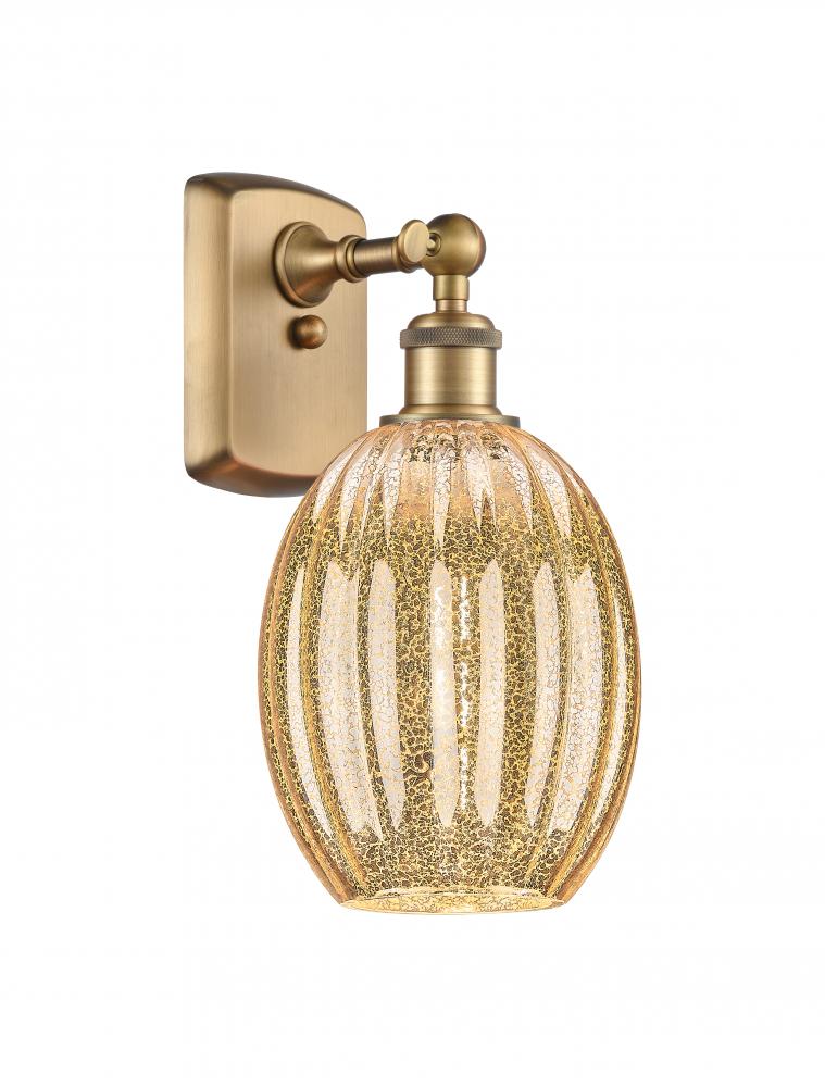 Preston Bulb - 1 Light - 6 inch - Brushed Brass - Sconce