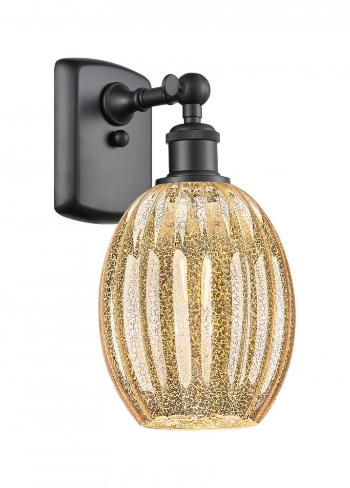 Preston Bulb - 1 Light - 6 inch - Matte Black - Sconce