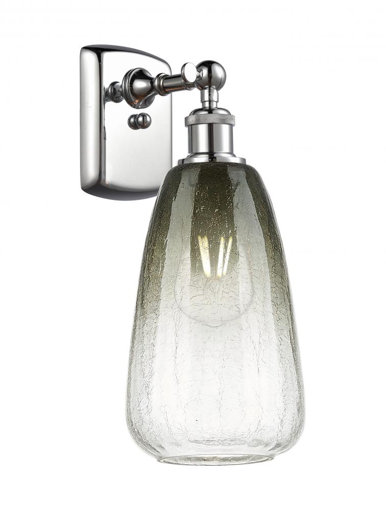 Brookhaven Almond - 1 Light - 6 inch - Polished Chrome - Sconce