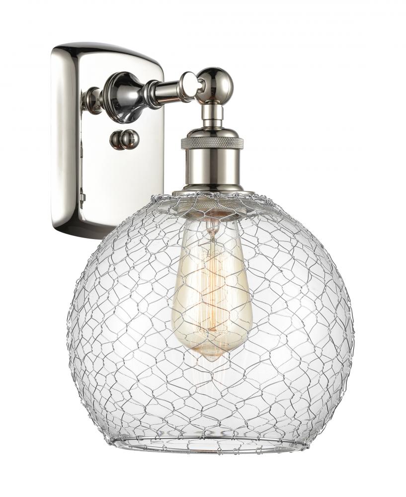 Farmhouse Chicken Wire 1 Light Sconce
