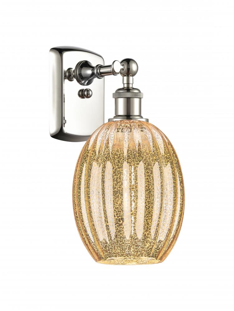 Preston Bulb - 1 Light - 6 inch - Polished Nickel - Sconce