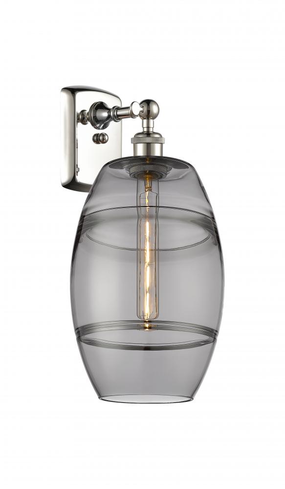 Vaz - 1 Light - 8 inch - Polished Nickel - Sconce