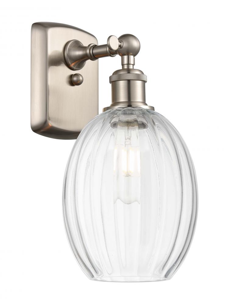 Preston Bulb - 1 Light - 6 inch - Brushed Satin Nickel - Sconce
