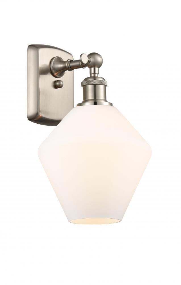 Cindyrella - 1 Light - 8 inch - Brushed Satin Nickel - Sconce