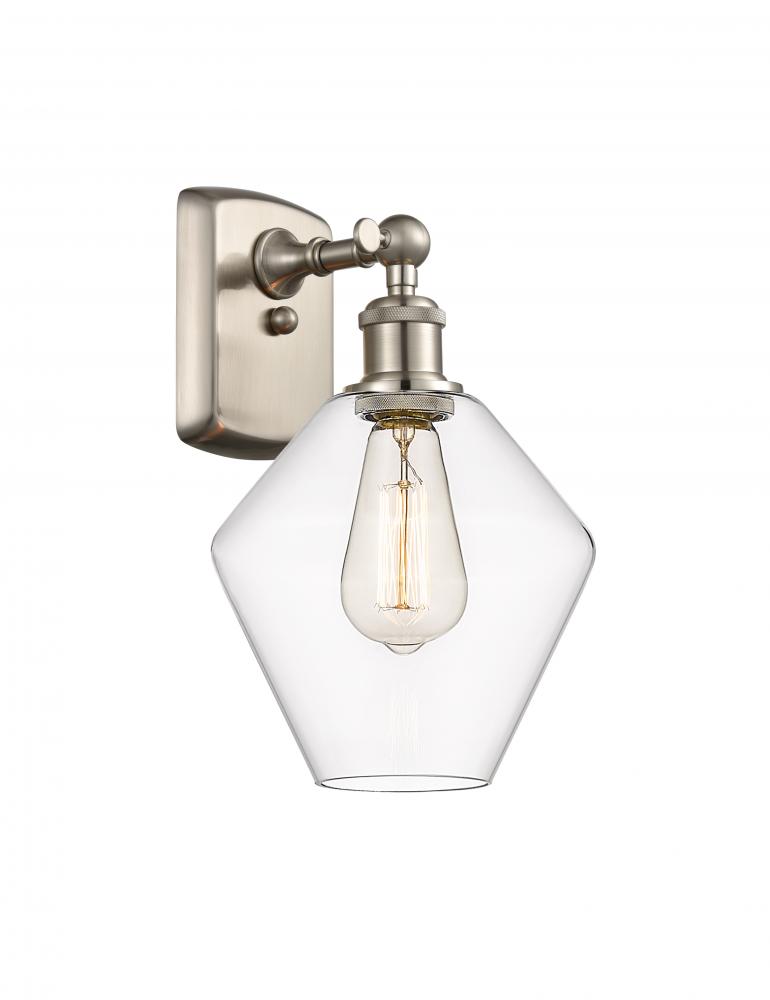 Cindyrella - 1 Light - 8 inch - Brushed Satin Nickel - Sconce