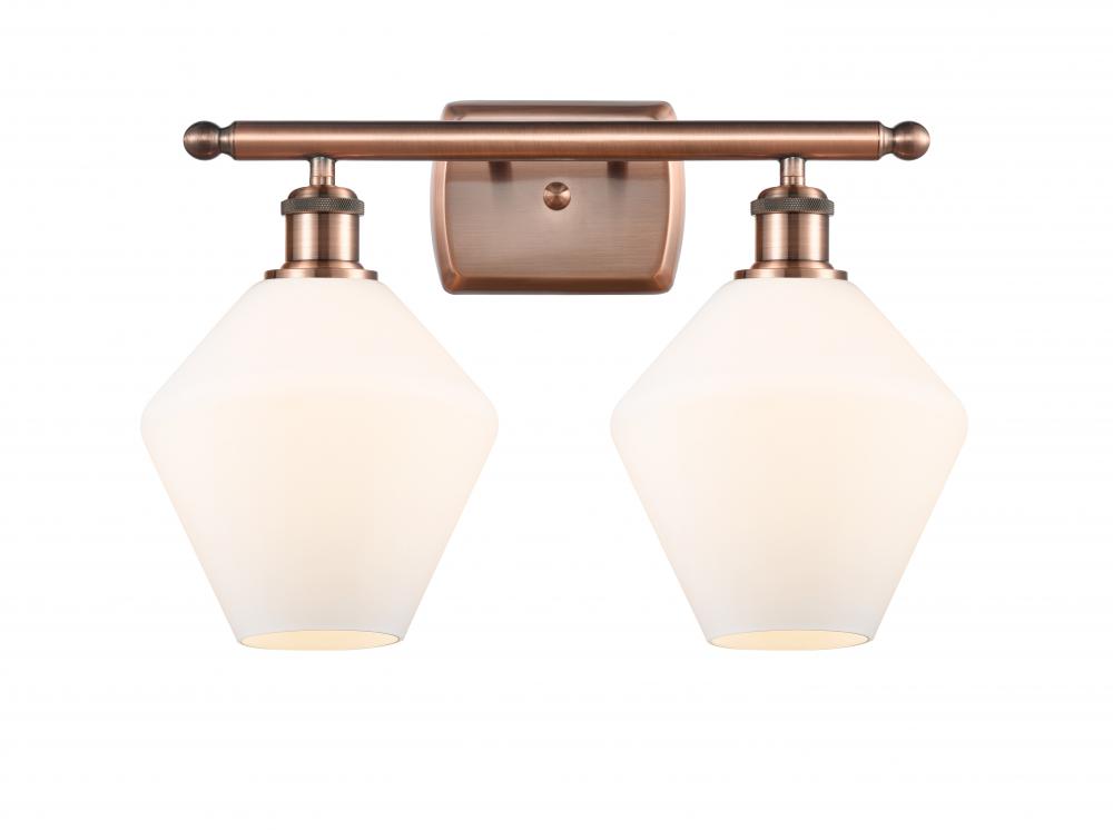 Cindyrella - 2 Light - 18 inch - Antique Copper - Bath Vanity Light