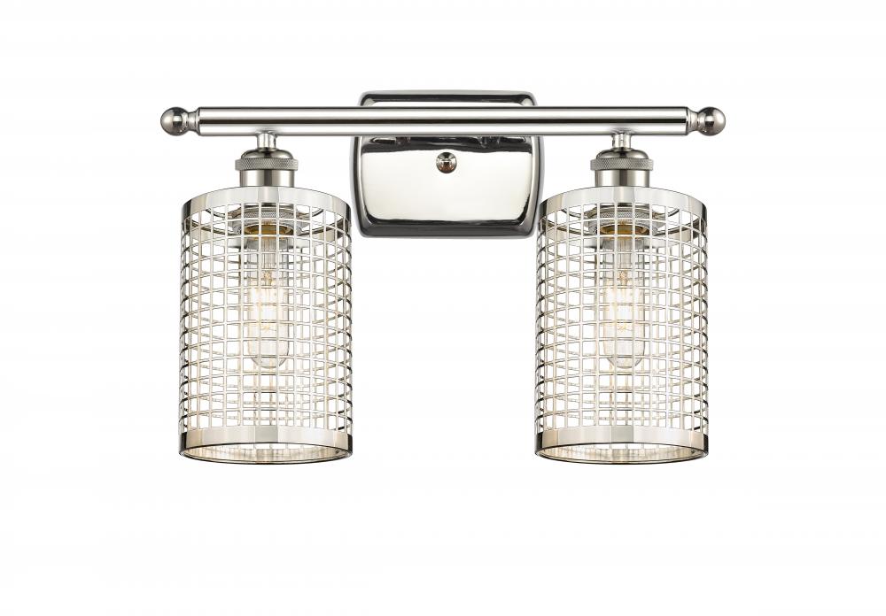 Nestbrook - 2 Light - 15 inch - Polished Nickel - Bath Vanity Light
