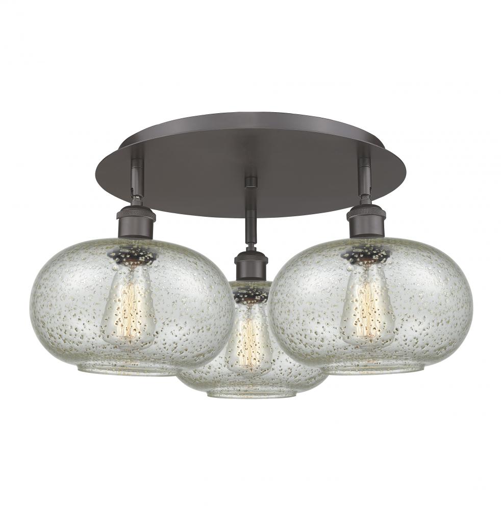 Gorham - 3 Light - 21 inch - Oil Rubbed Bronze - Semi-Flush Mount