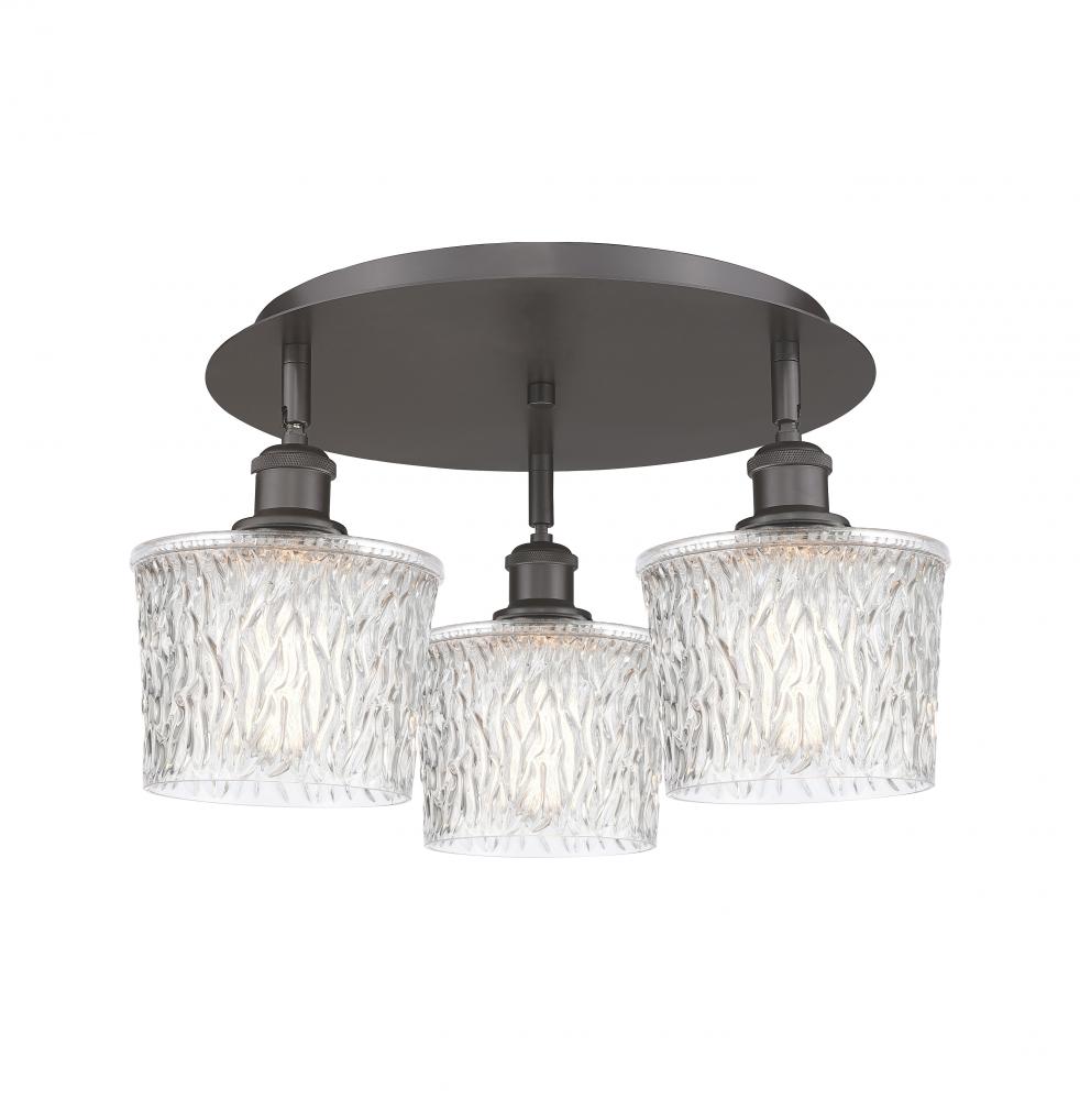 Niagara - 3 Light - 18 inch - Oil Rubbed Bronze - Semi-Flush Mount